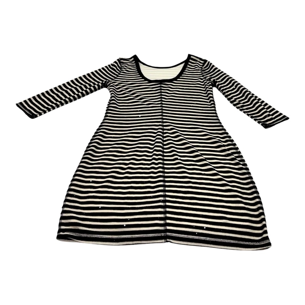 Express Black and White Raglan Sleeve Mini Dress